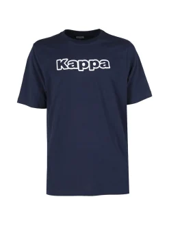Kappa T-shirt da uomo in cotone con stampa scritta