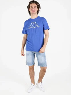 Kappa T-shirt da uomo in cotone con logo