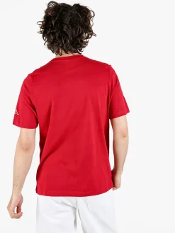 Kappa T-shirt da uomo in cotone con stampa scritta