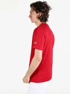 Kappa T-shirt da uomo in cotone con stampa scritta