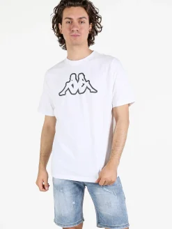 Kappa T-shirt da uomo in cotone con logo