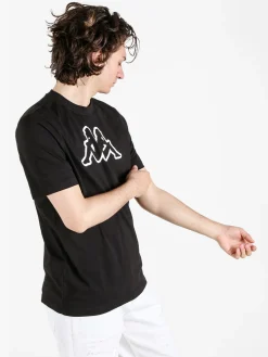 Kappa T-shirt da uomo in cotone con logo