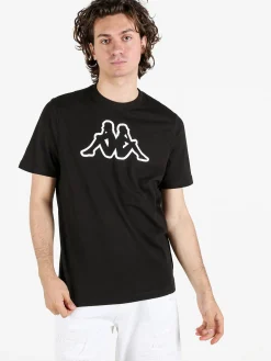 Kappa T-shirt da uomo in cotone con logo