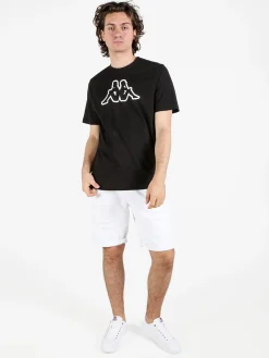 Kappa T-shirt da uomo in cotone con logo