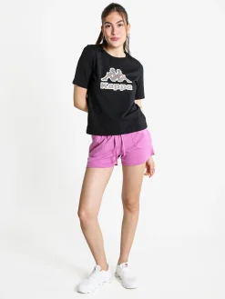 Kappa T-shirt donna in cotone con logo
