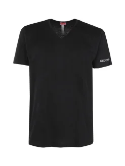 Kappa T-shirt intima da uomo in cotone scollo V