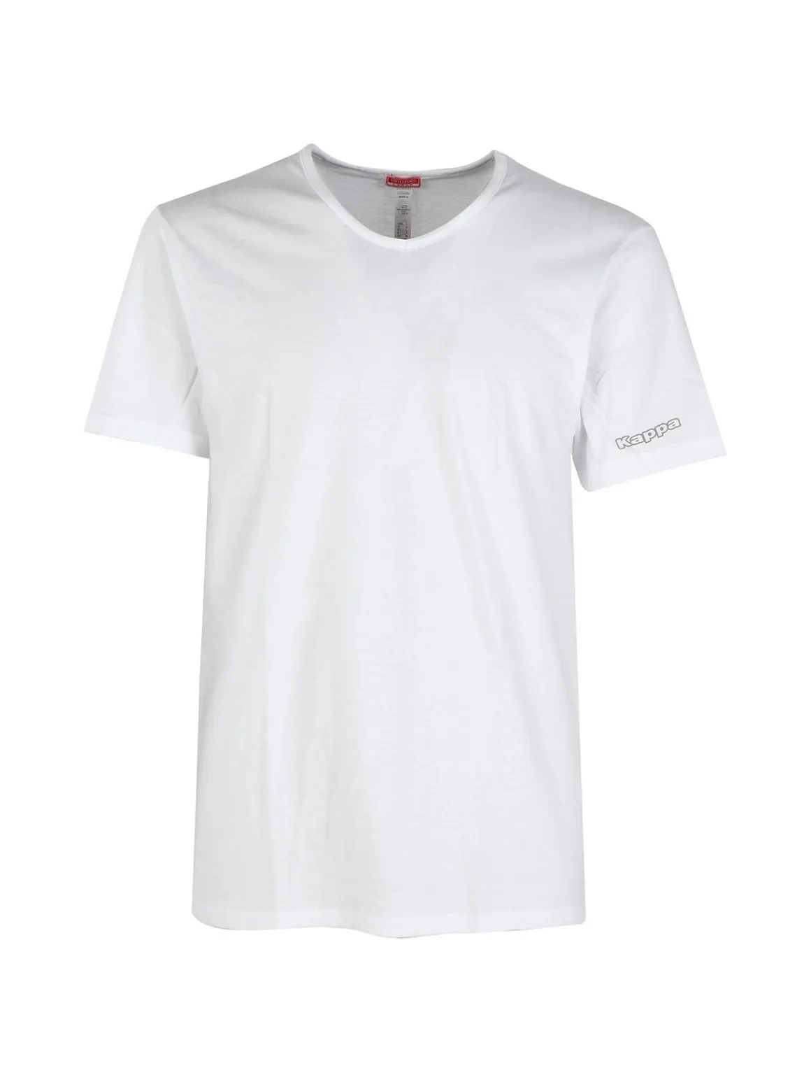 Kappa T-shirt intima da uomo in cotone scollo V