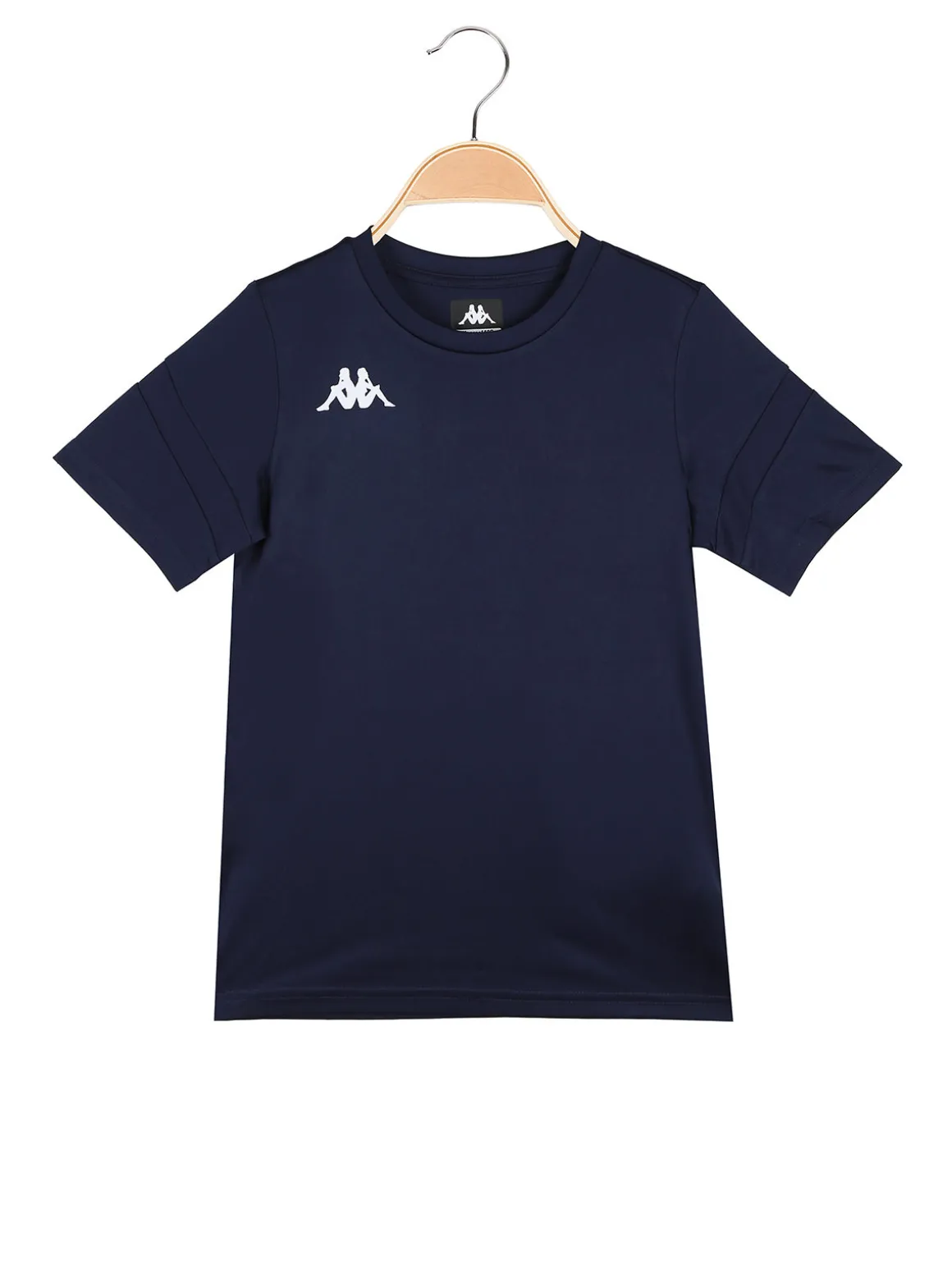 Kappa T-shirt sportiva da ragazzo con logo - blu scuro
