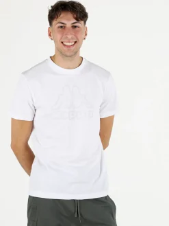 Kappa T-shirt uomo in cotone con logo