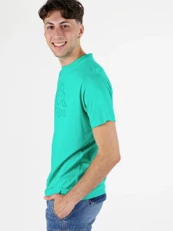 Kappa T-shirt uomo in cotone con logo