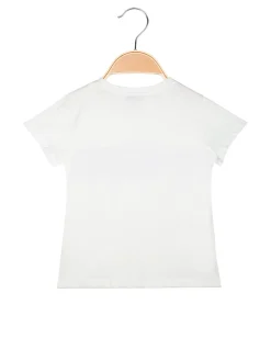 Karino Kids T-shirt da bambina con collana di perle