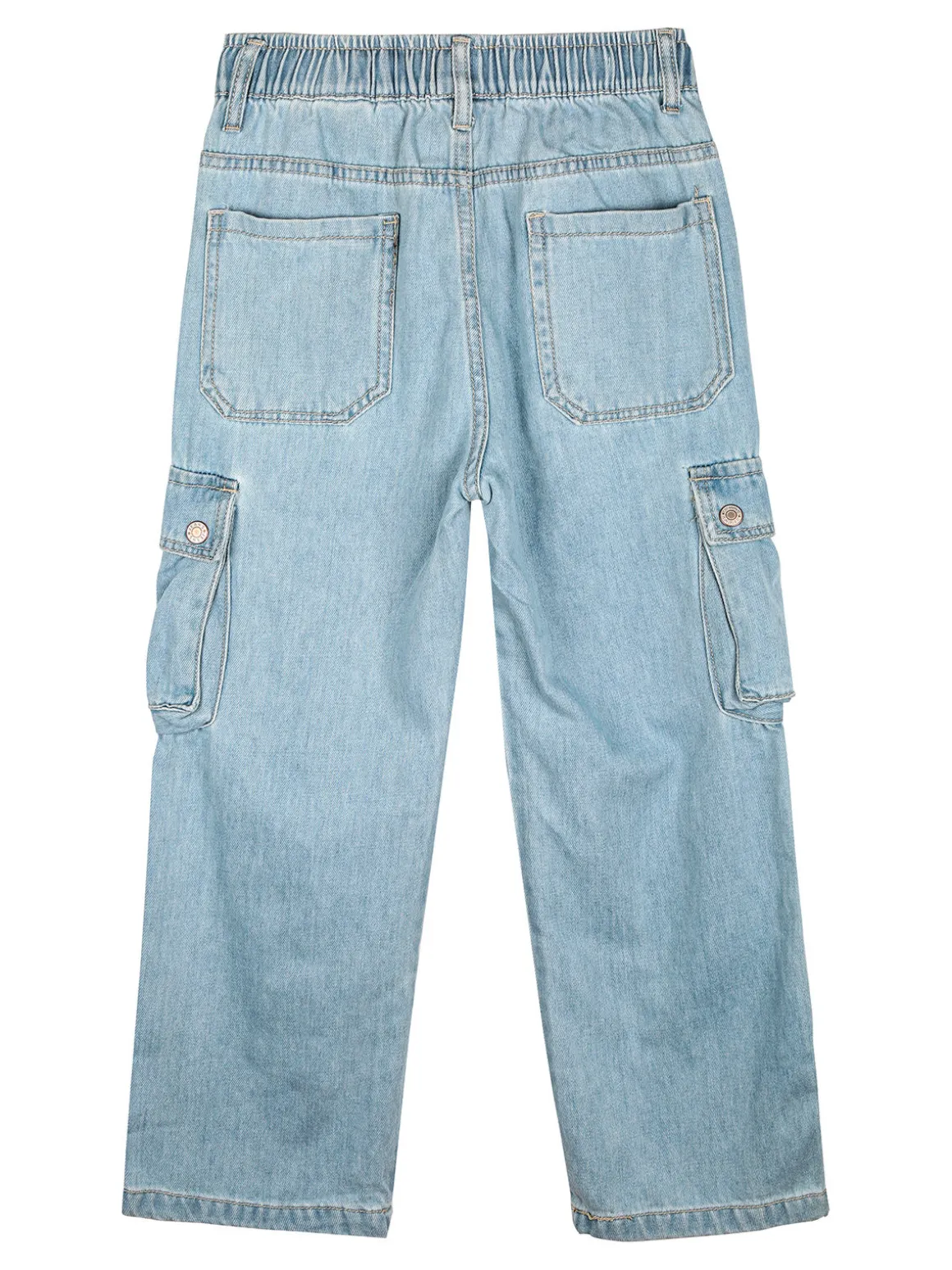 Keetop Jeans cargo da ragazzo con coulisse