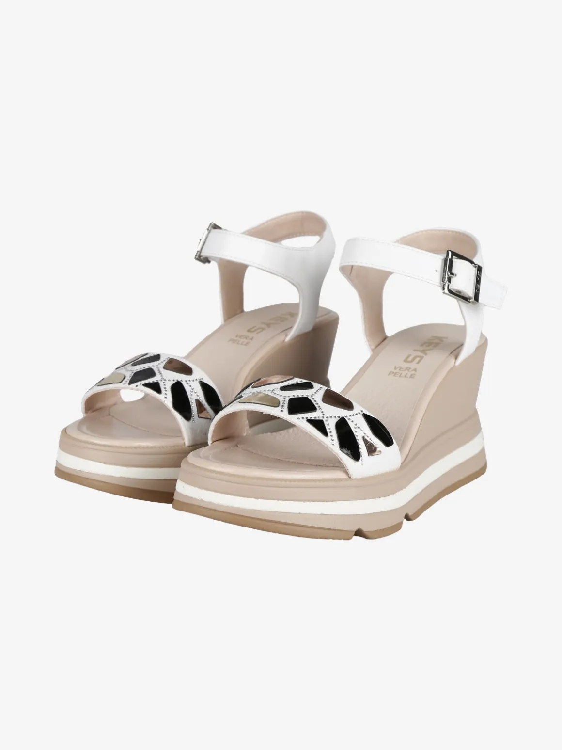 Keys Sandali donna con zeppa