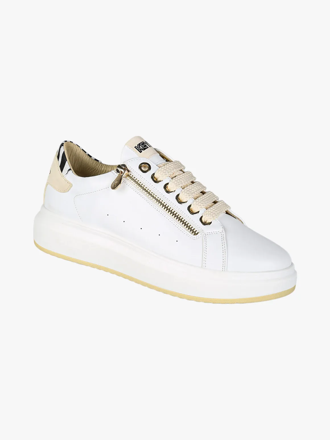 Keys Sneakers donna con platform - beige