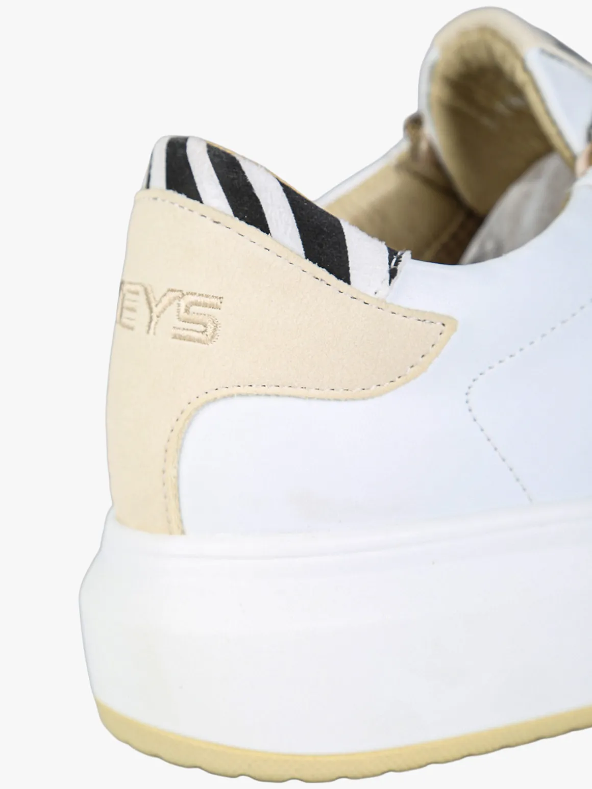 Keys Sneakers donna con platform - beige