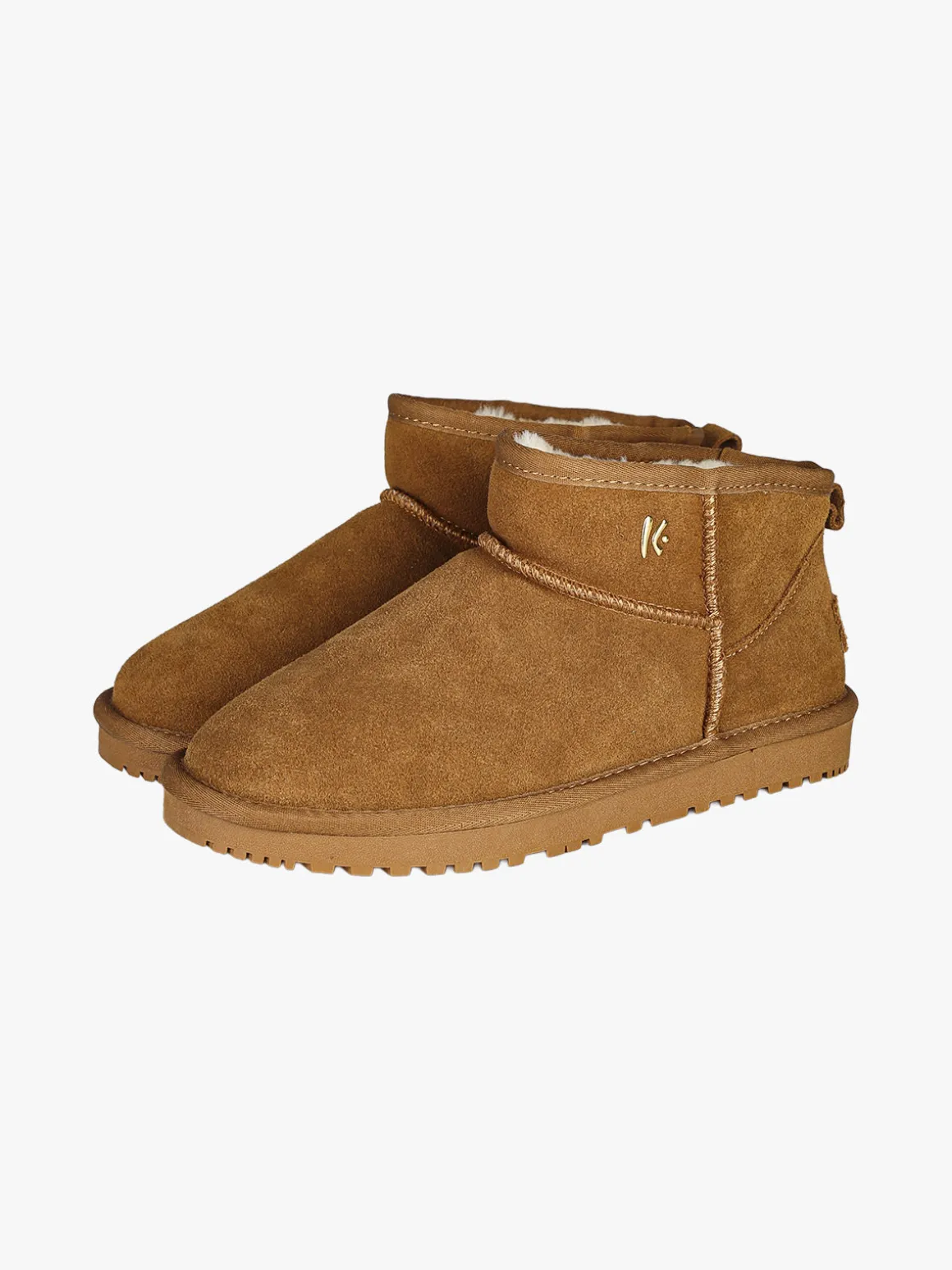 Keys Stivaletti donna mammut in pelle - cammello