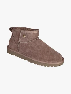 Keys Stivaletti donna mammut in pelle - taupe