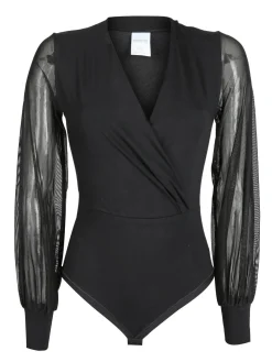 Kissimo CASSANDRA Maglia a body con maniche velate