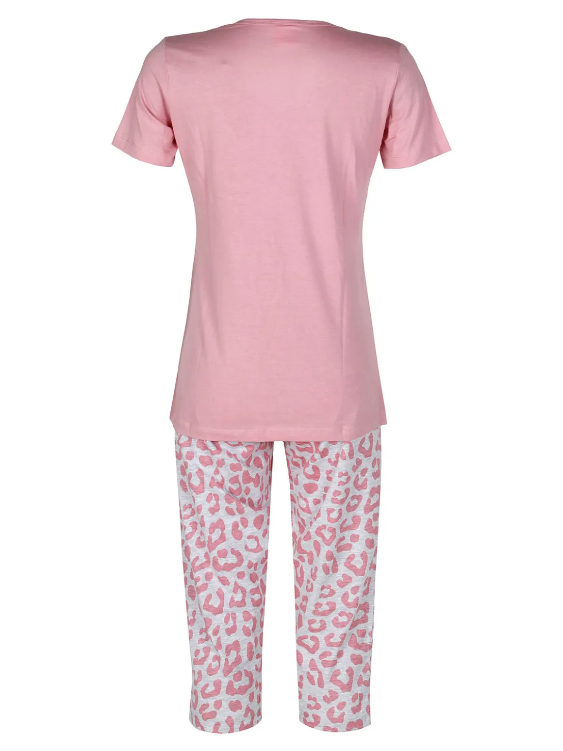 Kissimo Pigiama donna a maniche corte con pantaloni a 3/4