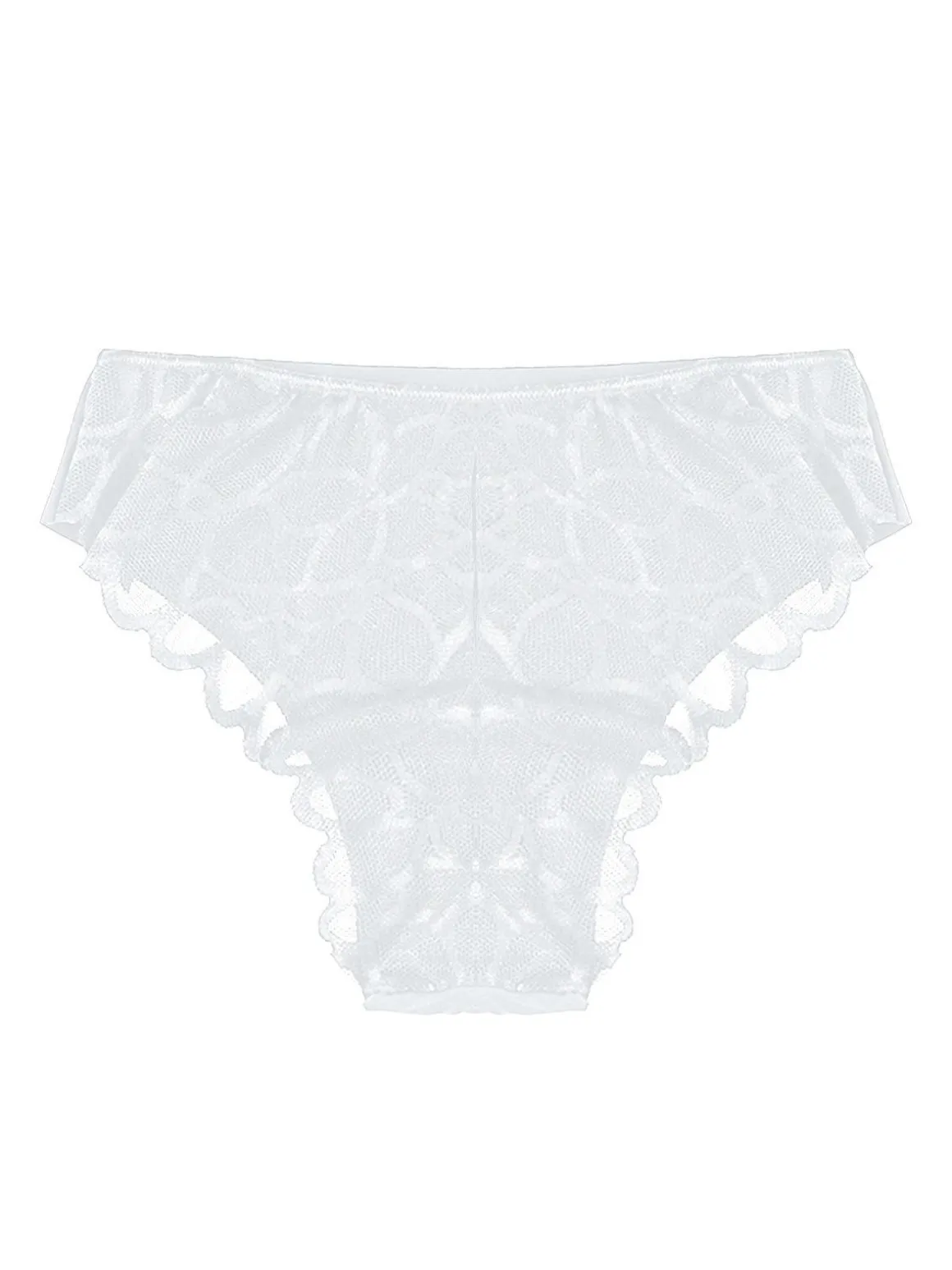 Kissimo Slip donna vita bassa invisibile con pizzo