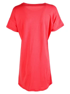 Kissimo Vestito donna in cotone a maniche corte