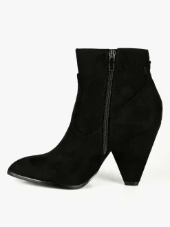Kiss Kriss Tronchetti donna scamosciati con tacco