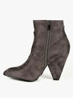 Kiss Kriss Tronchetti donna scamosciati con tacco