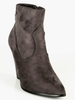 Kiss Kriss Tronchetti donna scamosciati con tacco