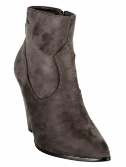 Kiss Kriss Tronchetti donna scamosciati con tacco