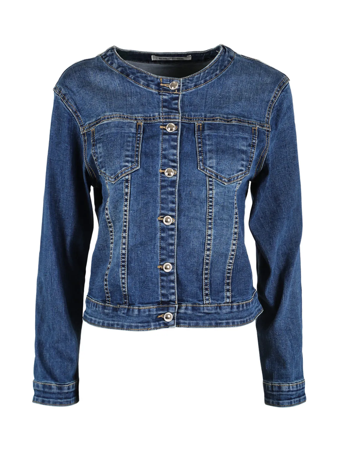 Kiss Pink Giacca donna in jeans