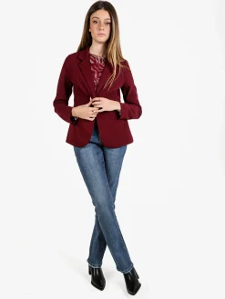 Kiss Pink Jeans donna regular fit a gamba dritta - jeans