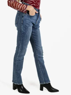 Kiss Pink Jeans donna regular fit a gamba dritta - jeans