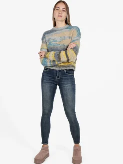 Kiss Pink Jeans donna skinny push up