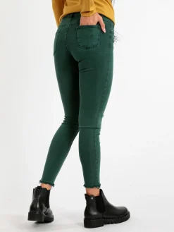 Kiss Pink Pantaloni donna skinny con strappi