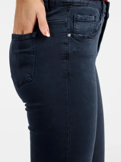 Kiss Pink Pantaloni slim fit con strappi