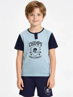 Kotton Pigiama corto da bambino in cotone