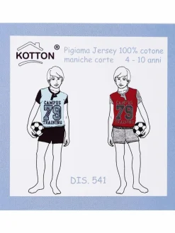 Kotton Pigiama corto da bambino in cotone