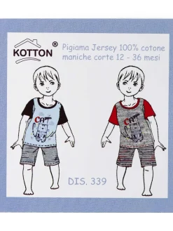 Kotton Pigiama corto neonato in cotone