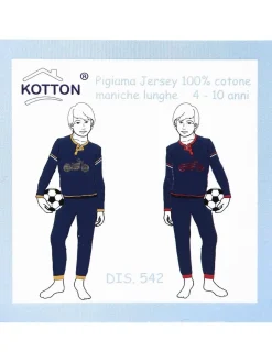 Kotton Pigiama lungo bambino in cotone