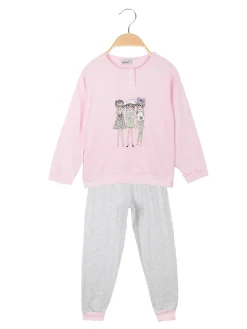 Kotton Pigiama lungo in cotone da bambina