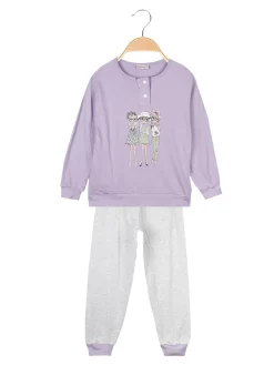Kotton Pigiama lungo in cotone da bambina