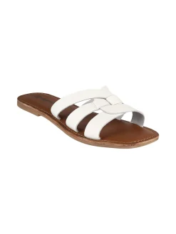 La Cuoieria Ciabatte da donna in pelle