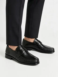 La Cuoieria Mocassini in pelle da uomo - nero