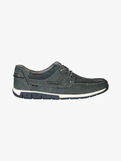 La Cuoieria Mocassini stringati in pelle nubuck da uomo