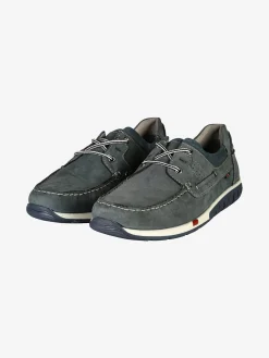 La Cuoieria Mocassini stringati in pelle nubuck da uomo