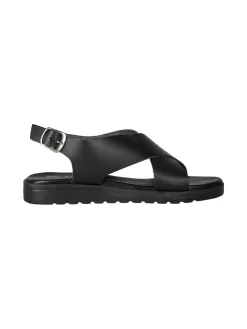 La Cuoieria Sandali donna in pelle con fascia incrociata