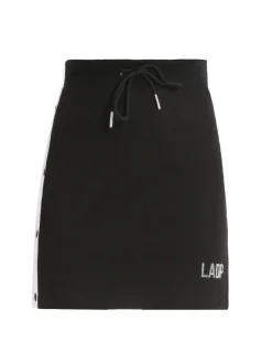 Ladp Gonna in cotone con bottoni laterali