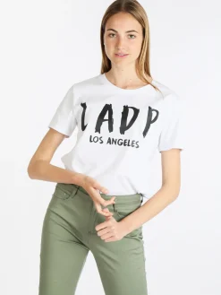 Ladp T-shirt manica corta donna con scritta