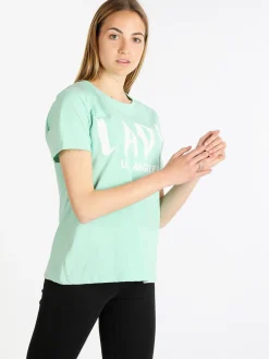 Ladp T-shirt manica corta donna con scritta