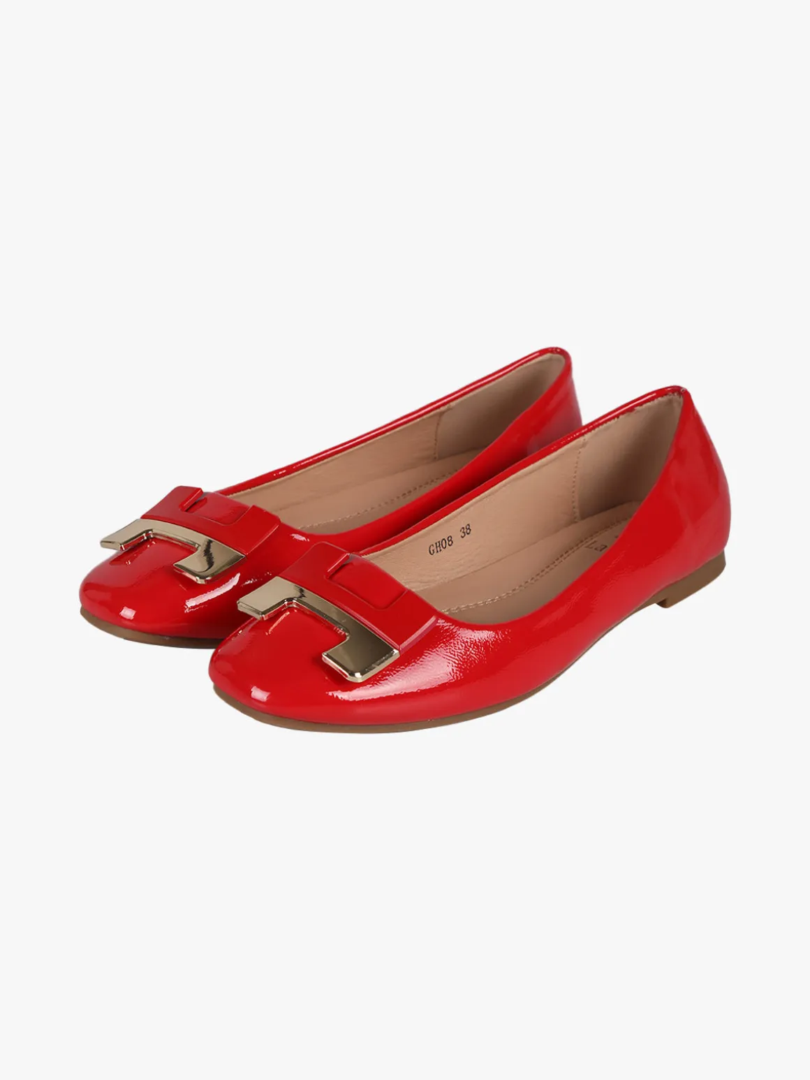 La Flor Ballerine donna lucide con punta squadrata